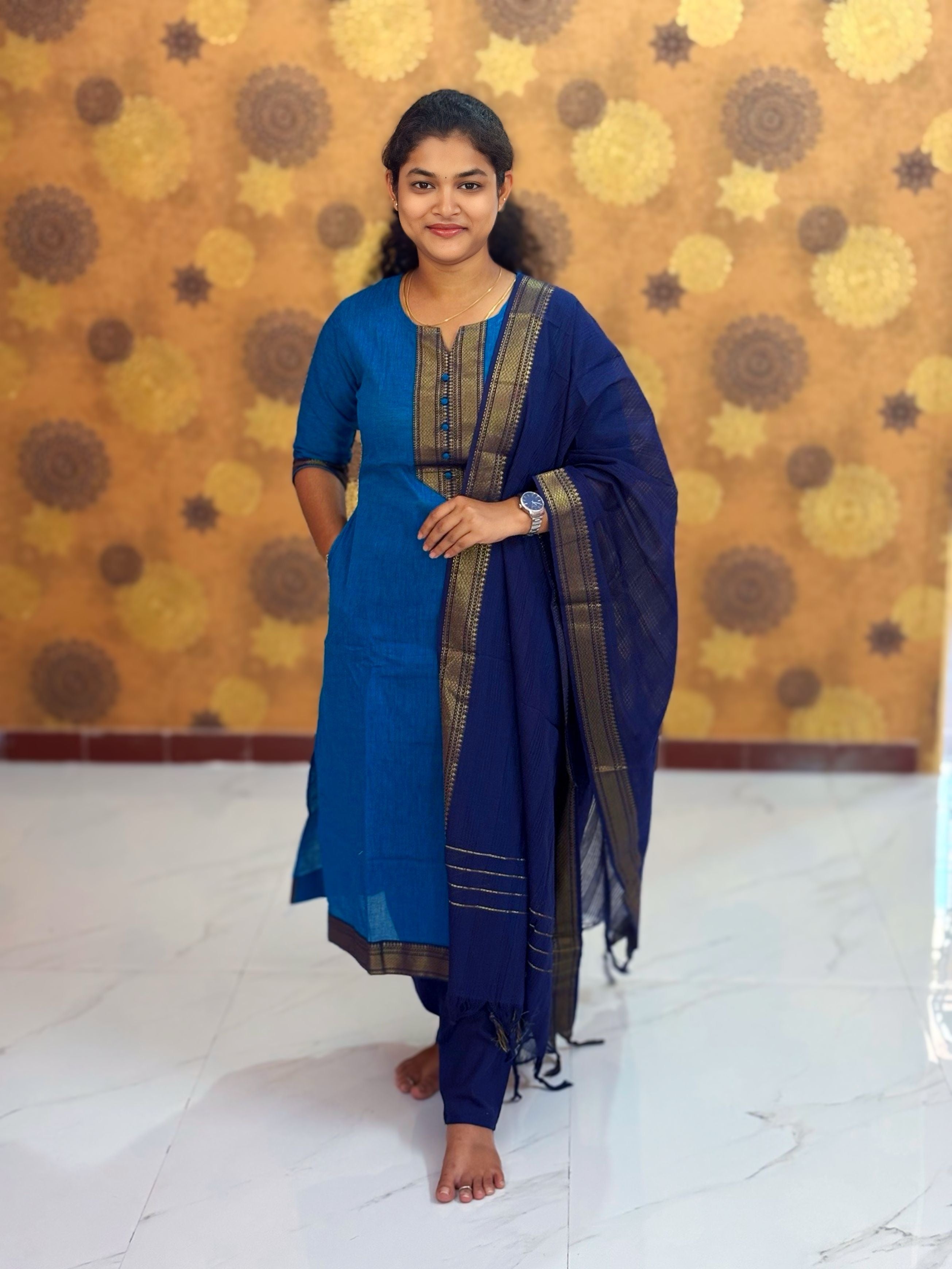 Mangalagiri Cotton Salwar Set - MCS 1124