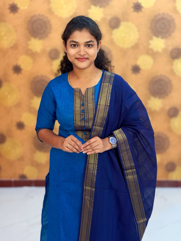 Mangalagiri Cotton Salwar Set - MCS 1124