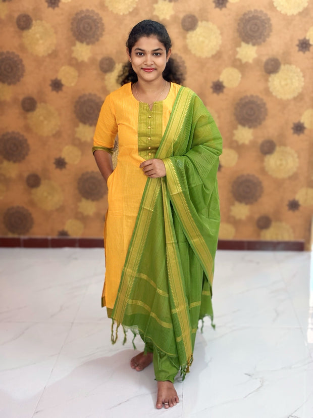 Mangalagiri Cotton Salwar Set - MCS 1125