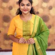 Mangalagiri Cotton Salwar Set - MCS 1125