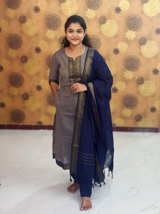 Mangalagiri Cotton Salwar Set - MCS 1126