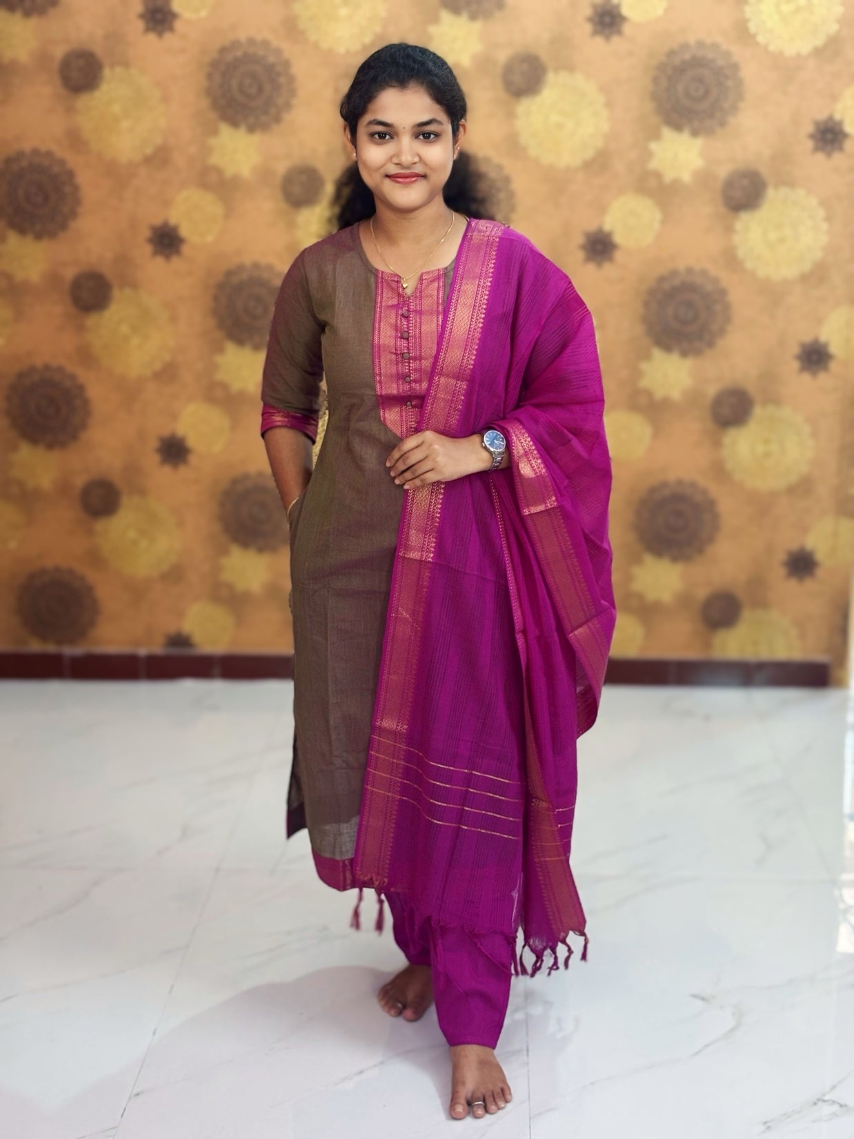 Mangalagiri Cotton Salwar Set - MCS 1127