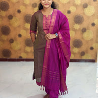 Mangalagiri Cotton Salwar Set - MCS 1127