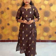 Banarasi Silk Salwar Set with Lining & Silk Dupatta - BSK 1133