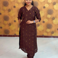 Premium Raw Silk Co ord set with Lining & Pocket -  RSC 1126