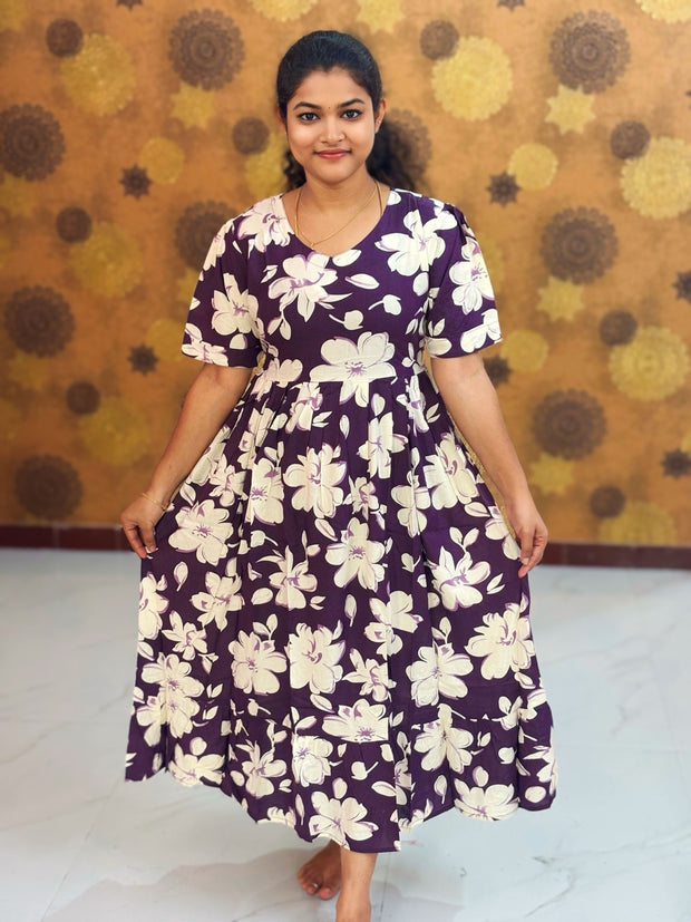 Floral pattern Maxi - Max 0007