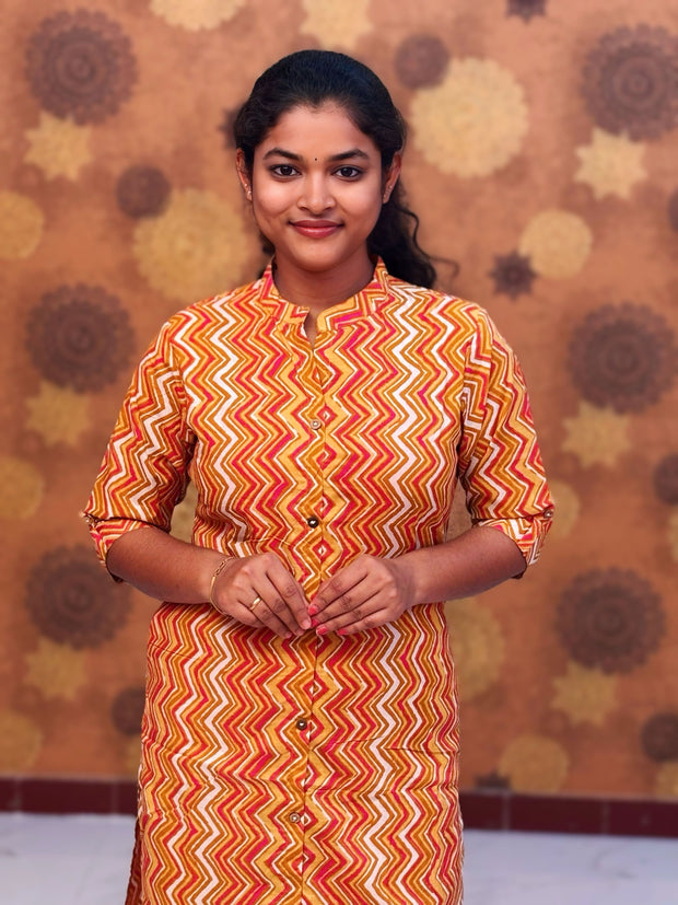 Pure Cotton Co ord set with Pocket - COS 1134