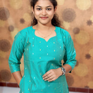 Premium Butter Silk Salwar Set with Lining & Kalamkari Dupatta - PCR 1152