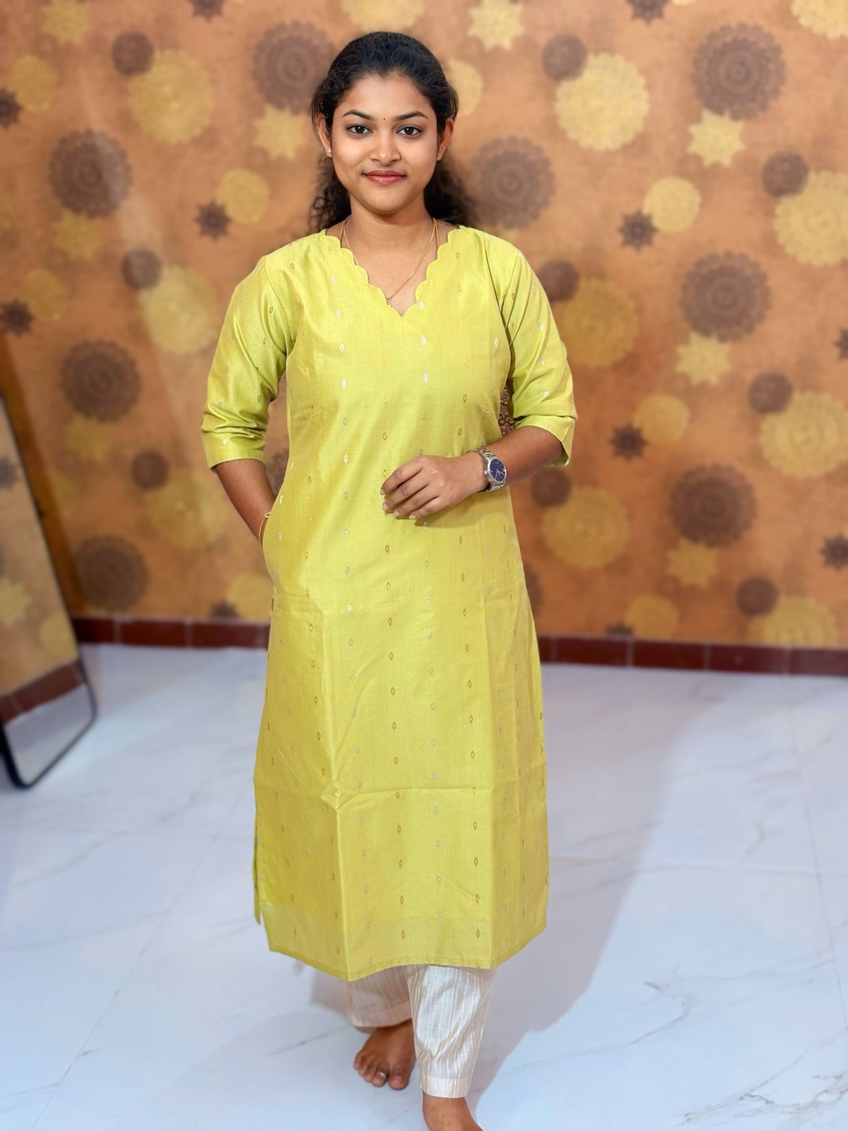 Premium Butter Silk Salwar Set with Lining & Silk Dupatta - PCR 1149