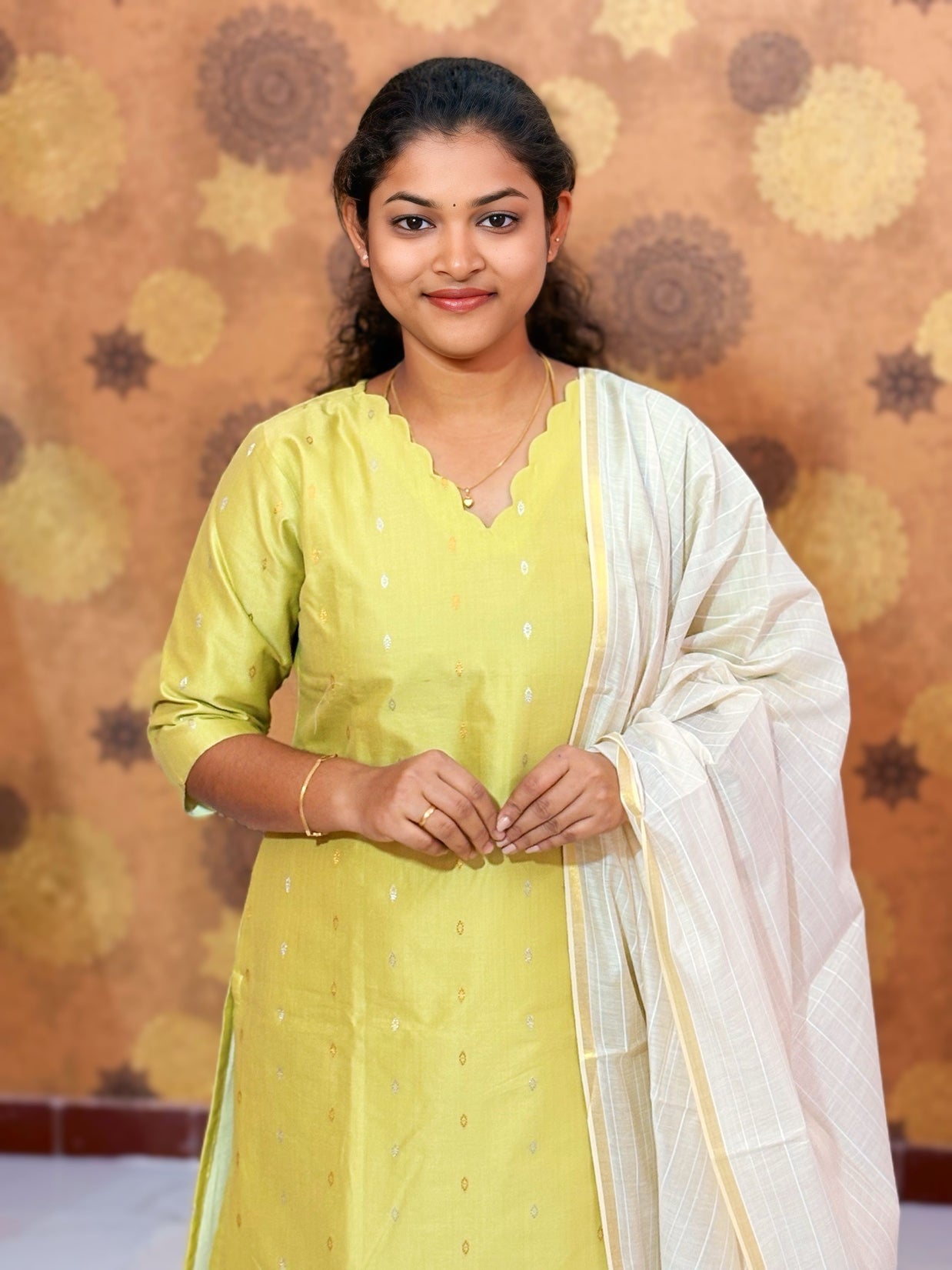 Premium Butter Silk Salwar Set with Lining & Silk Dupatta - PCR 1149