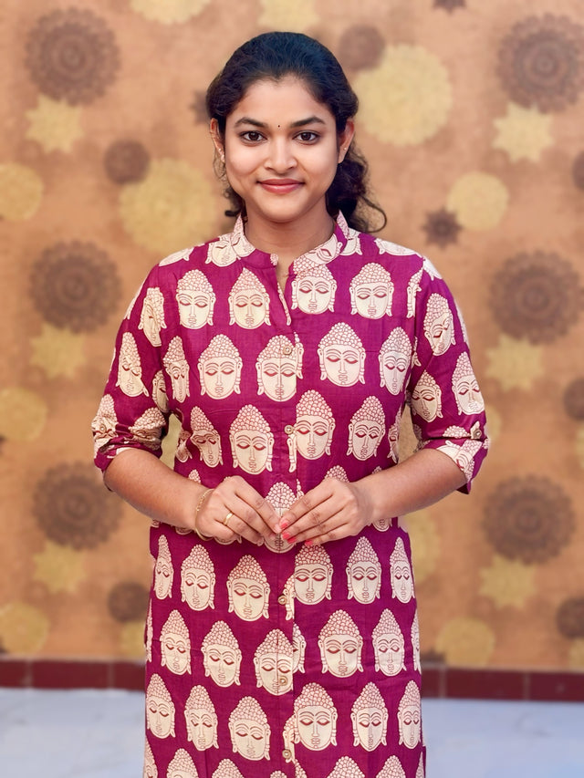 Pure Cotton Co ord set with Pocket - COS 1137