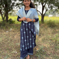 Kurta Palazzo set With Dupatta - PSD 1121