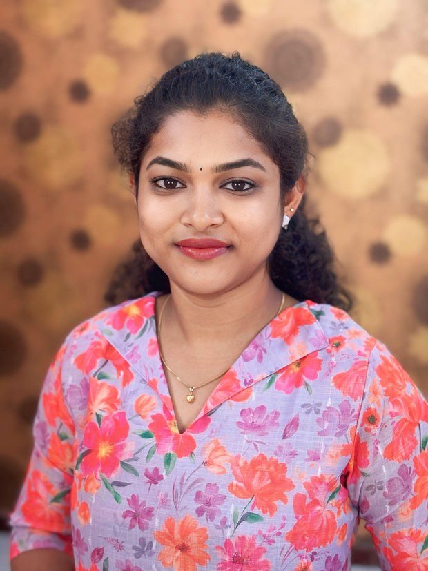 Soft Linen Bubble Kurti with Lining - SLB 0002