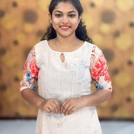 Premium Soft Linen Kurtis - 0003
