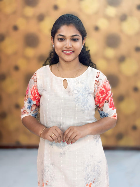 Premium Soft Linen Kurtis - 0003