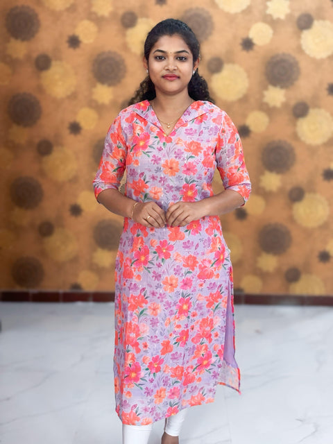 Premium Soft Linen Kurtis - 0002