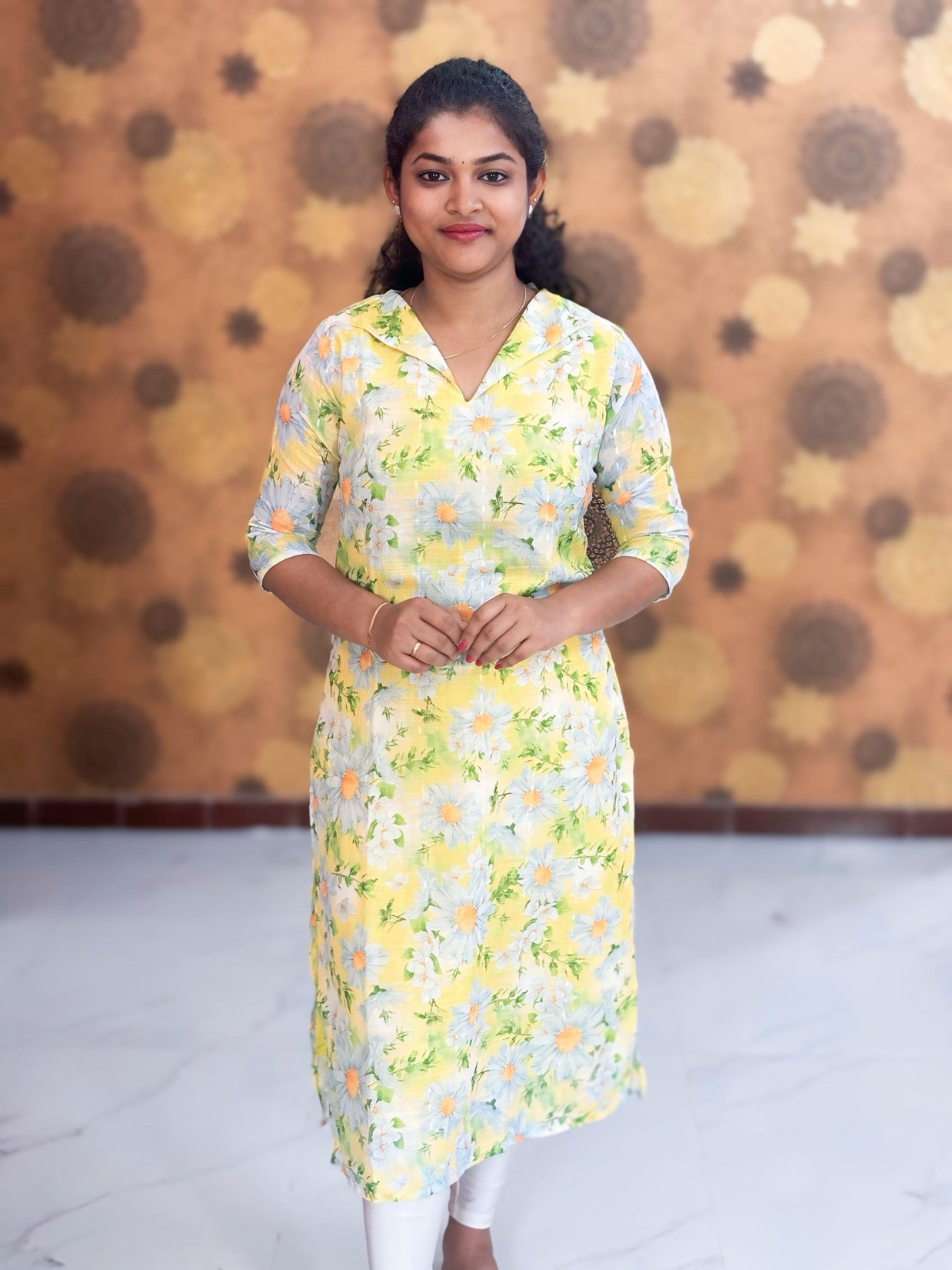 Soft Linen Bubble Kurti with Lining - SLB 0001