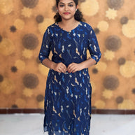 Premium Soft Linen Kurtis - 0005